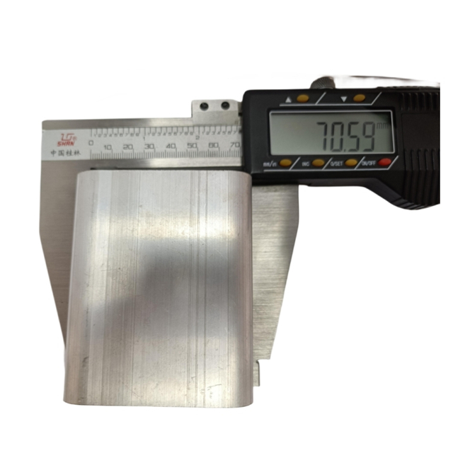 Rectangular aluminum tube for housing