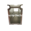 Custom Aluminum Snap-Fit Rail Profile with Double Groove | Structural Extrusion Housing