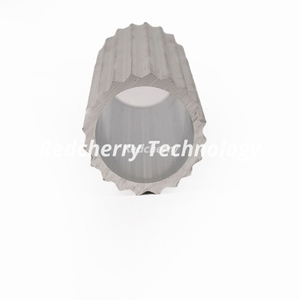 Extruded Fluted Aluminum Tube with External Splines