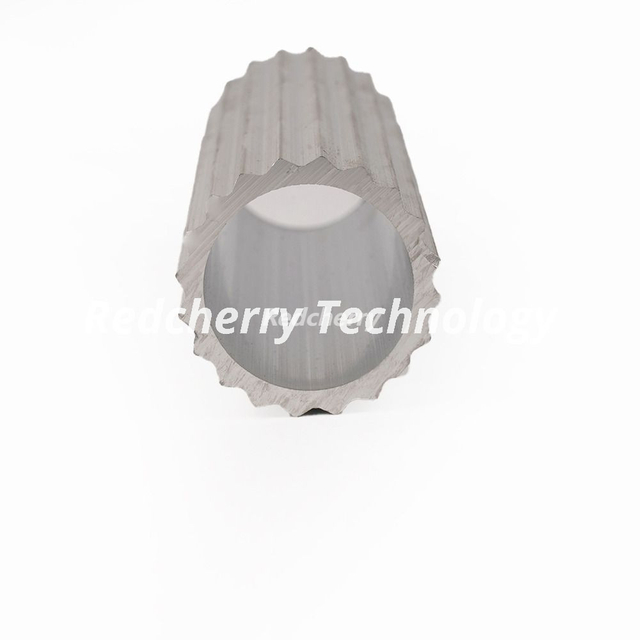 Extruded Fluted Aluminum Tube with External Splines