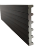 Black Oxidized Striped Aluminum Plate for Stairs