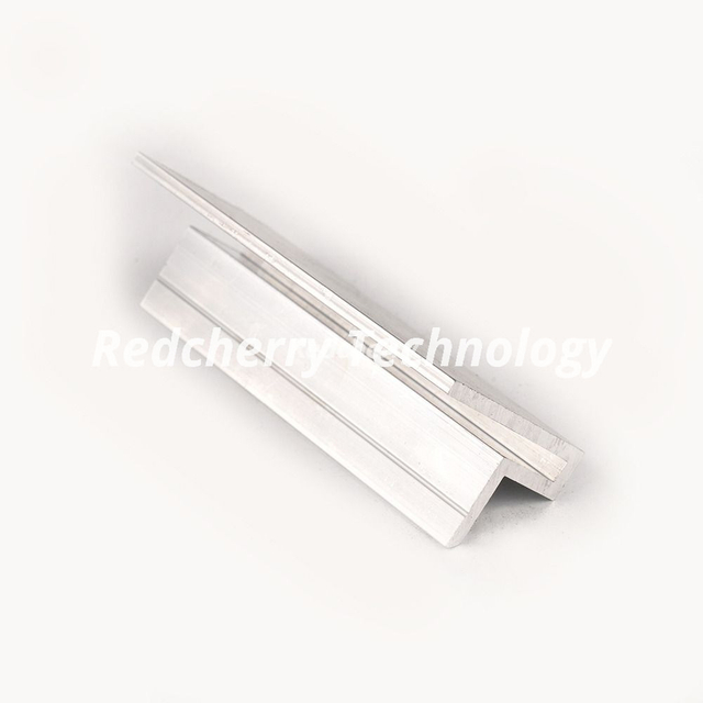 Precision Grooved L-Shaped 90 Degree Anodized Aluminum Extrusion Profile for Structural Framing and Displays