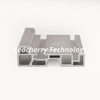 Grooved multi-chamber industrial aluminum profile for custom structural and machinery applications