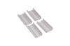 Silver Anodized Aluminum Frame for Doors Windows with Resistant Decorative