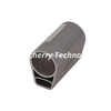 Dual-Chamber 6063 T5 Anodized Aluminum Extrusion Profile for Handrail & Equipment Guardrail