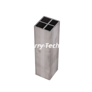 4-Chamber 6063 T5 Anodized Aluminum Square Tube Profile for Structural Framing & Building Supports