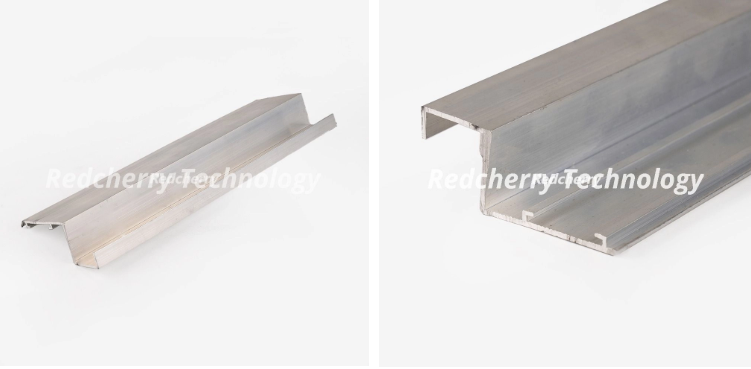 Custom Extruded Aluminum Angle Profile with Groove