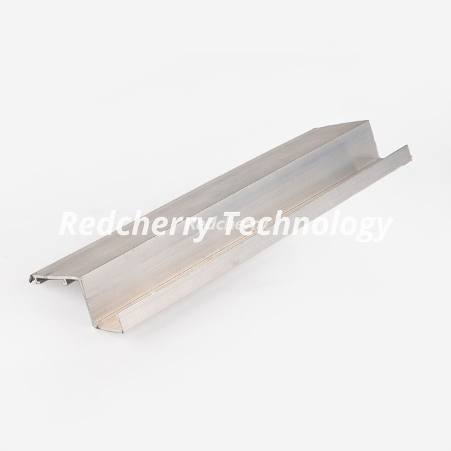 Custom Extruded Aluminum Angle Profile with Groove for Construction & Framing