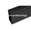 Black Powder-Coated 6063 T5 Aluminum Enclosure Profile for Electronics & Instrument Housings