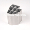  Customized Heart-Shaped 8-Hole Anodized Aluminum Extrusion Profile