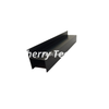 Black U-Shaped Aluminum Channel Profile | Decorative & Structural Aluminum U-Channel