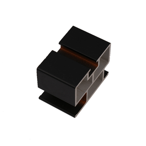 6000 Series Black Anodized Aluminum Square Tube