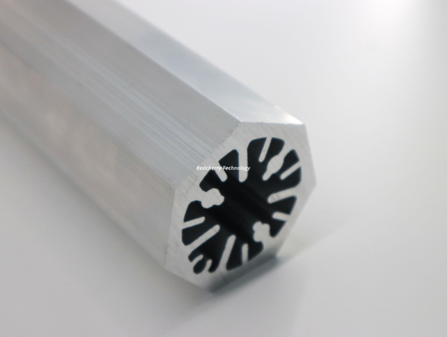 Hexagonal Multi-Slot Custom Aluminum Extrusion Profile (6063/6061 T6) for Industrial Framing