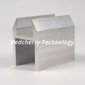 Heavy Duty Aluminum U Channel Extrusion with Inner Slot for Sliding & Structural Systems