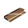 Brushed Gold Aluminum Extrusion Profile for Cabinet & Wardrobe Doors