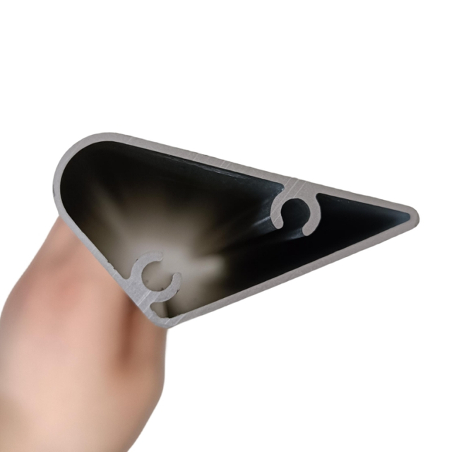 Special-shaped triangle aluminum tube