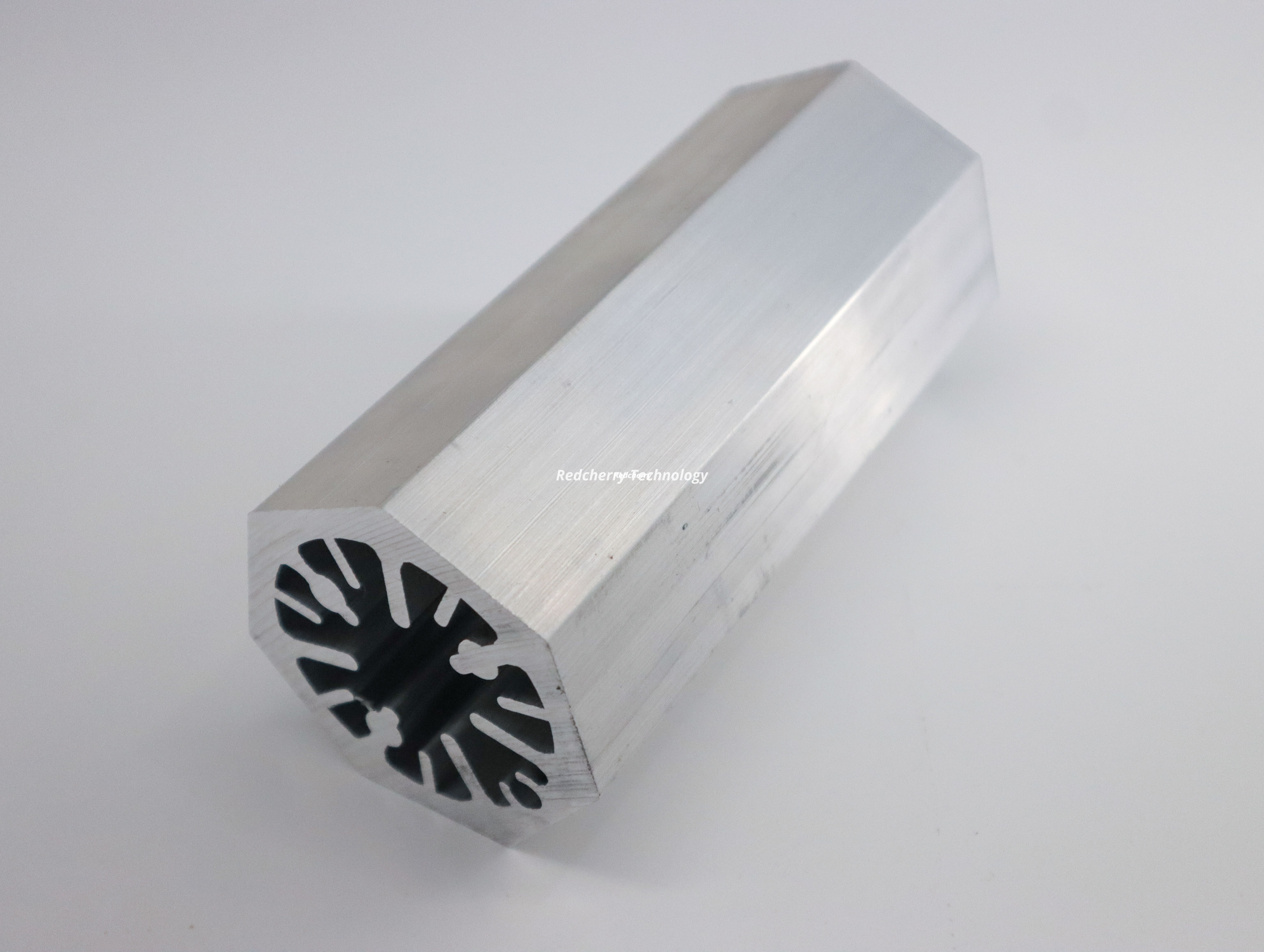 Hexagonal Multi-Slot Custom Aluminum Extrusion Profile (6063/6061 T6) for Industrial Framing