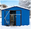Custom Aluminum Waterproof Garden Shed for Outdoor Storage