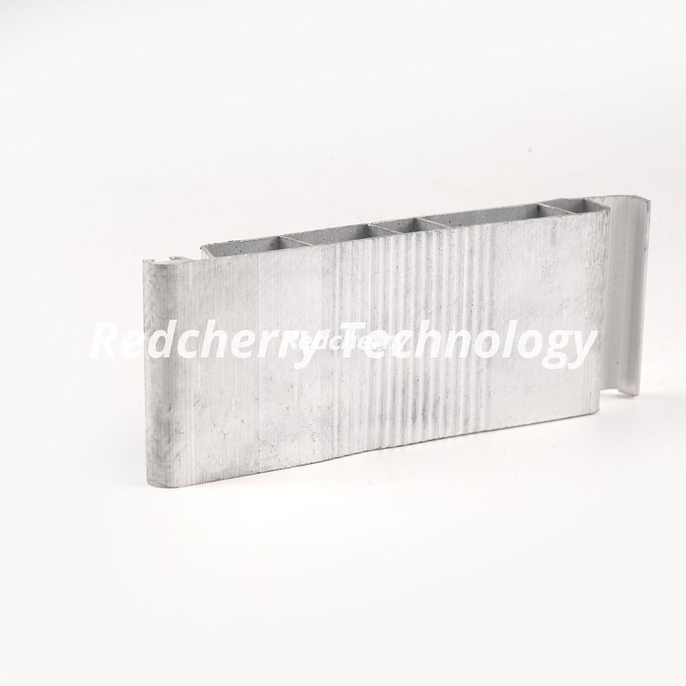 Industrial slotted multi-chamber aluminum profile for modular machine frames and automation systems