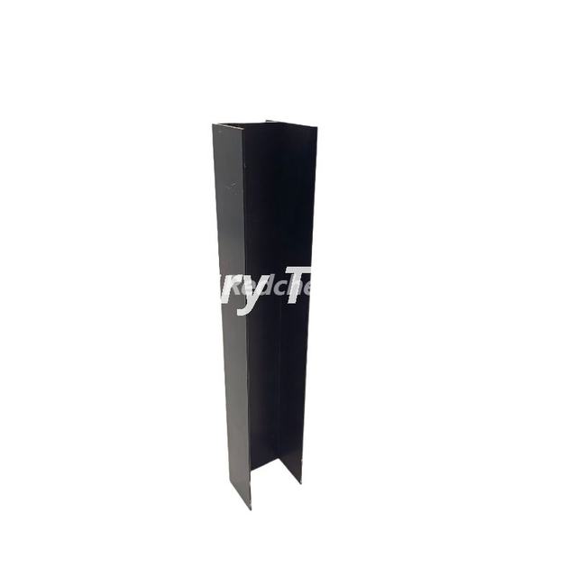 Black U-Shaped Aluminum Channel Profile | Decorative & Structural Aluminum U-Channel