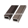 Matte Dark Gray Square Aluminum Extrusion Profile