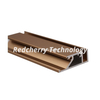 Brushed Gold Aluminum Extrusion Profile for Cabinet & Wardrobe Doors
