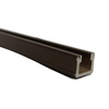 Brown U-shaped Aluminum Frame for Doors And Windows