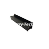 Black U-Shaped Aluminum Channel Profile | Decorative & Structural Aluminum U-Channel
