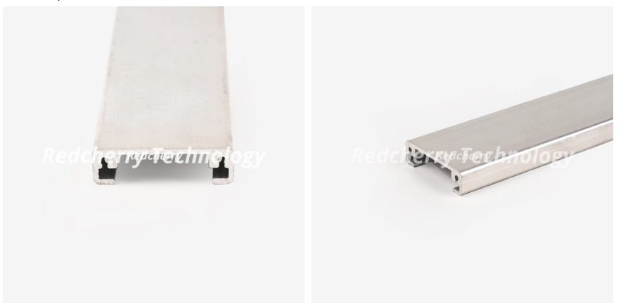 Double Slot U Channel Aluminum Extrusion Profile