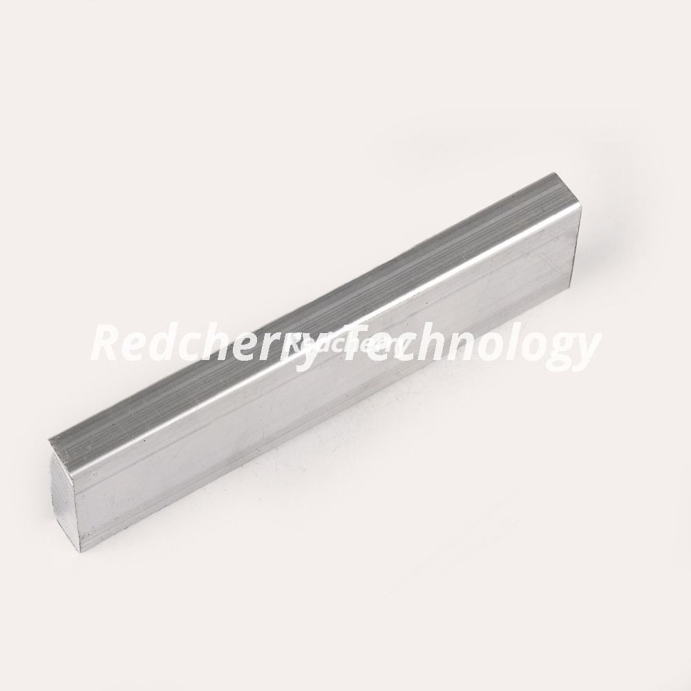 Anodized black 6061 aluminum flat bar for structural framing