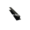 Black U-Shaped Aluminum Channel Profile | Decorative & Structural Aluminum U-Channel