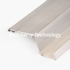Custom Extruded Aluminum Angle Profile with Groove for Construction & Framing