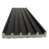 Black Oxidized Striped Aluminum Plate for Stairs
