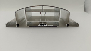 6000 Series Recycled Extruded Aluminum Profile for Furniture Facade & Kitchen Cabinet Frame