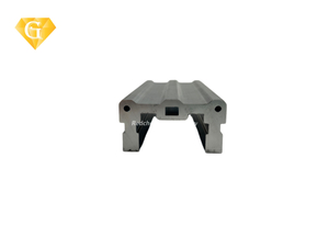 Custom Special Shaped Extruded Aluminum Profile, CNC Milling Drilling Alloy Aluminum Base Bracket for Automation Equipment, OEM ODM Custom Machining